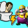 skibidi toilet vs wario