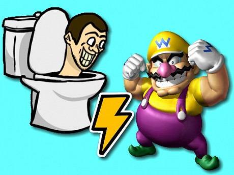 Baia Skibidi vs Wario