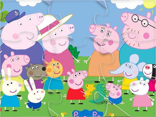 Peppa Pig Jigsaw Puzzle On-line