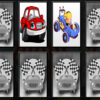 racing cars memory game