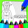 rainbow with pot of gold coloring pages