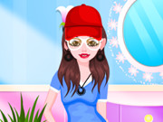 Sara Cumpărând alimente Îmbracă-te